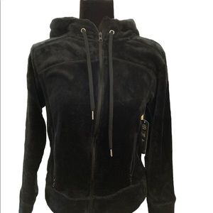 New! Daisy Fuentes Fit Women’s Black Fleece Jacket